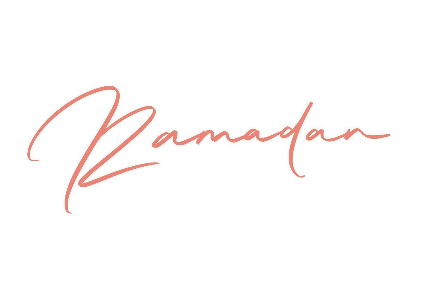 ramadan lettering art illustration vector