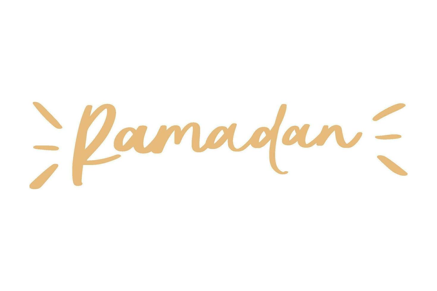 ramadhan lettering signature art illustration vector