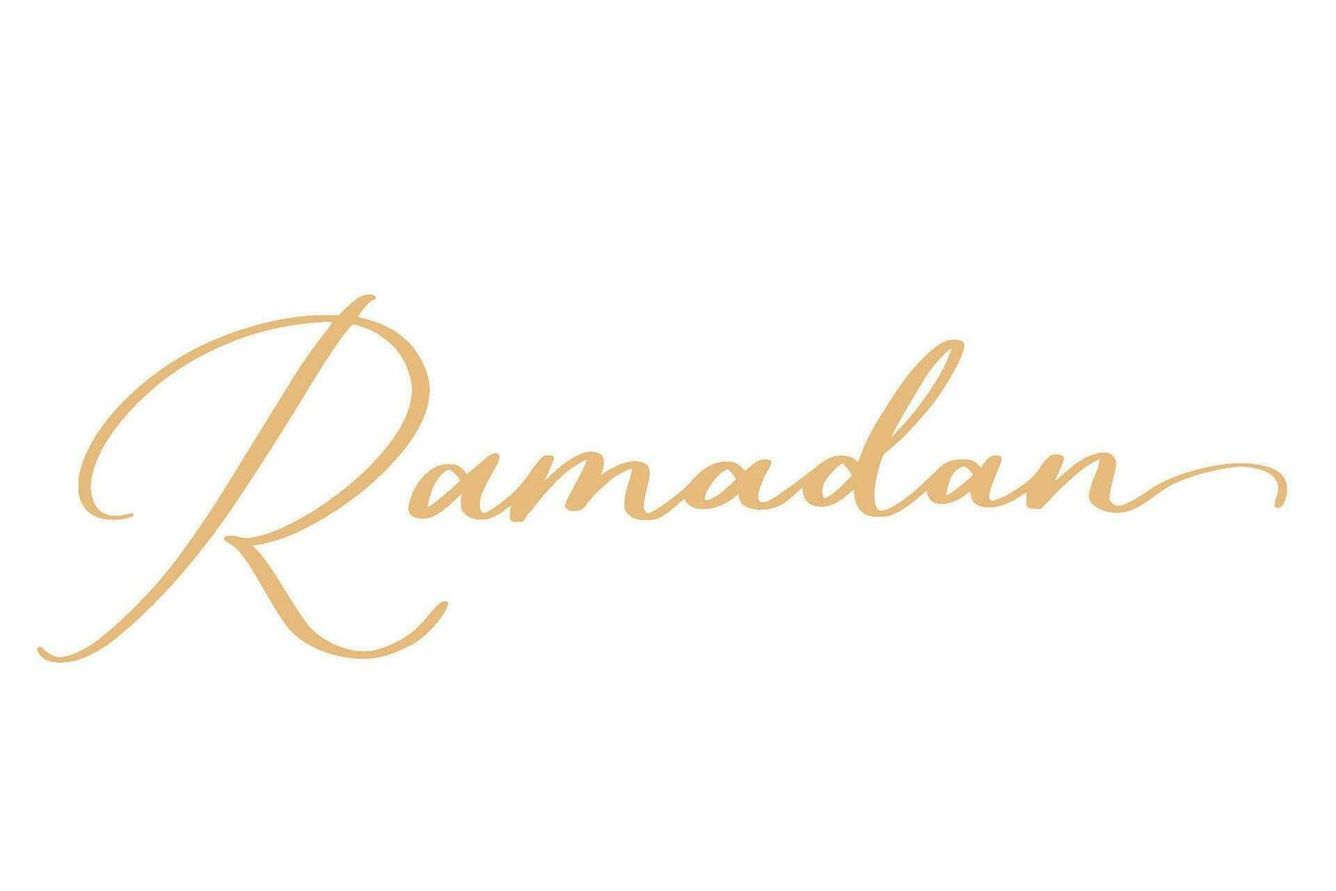 ramadhan lettering signature art illustration vector