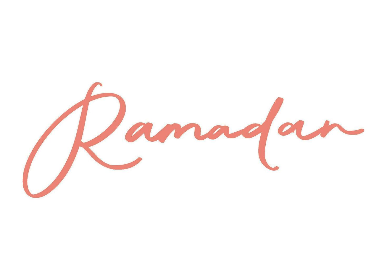 ramadan lettering art illustration vector