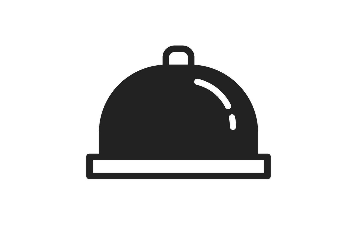 food service solid icon vector