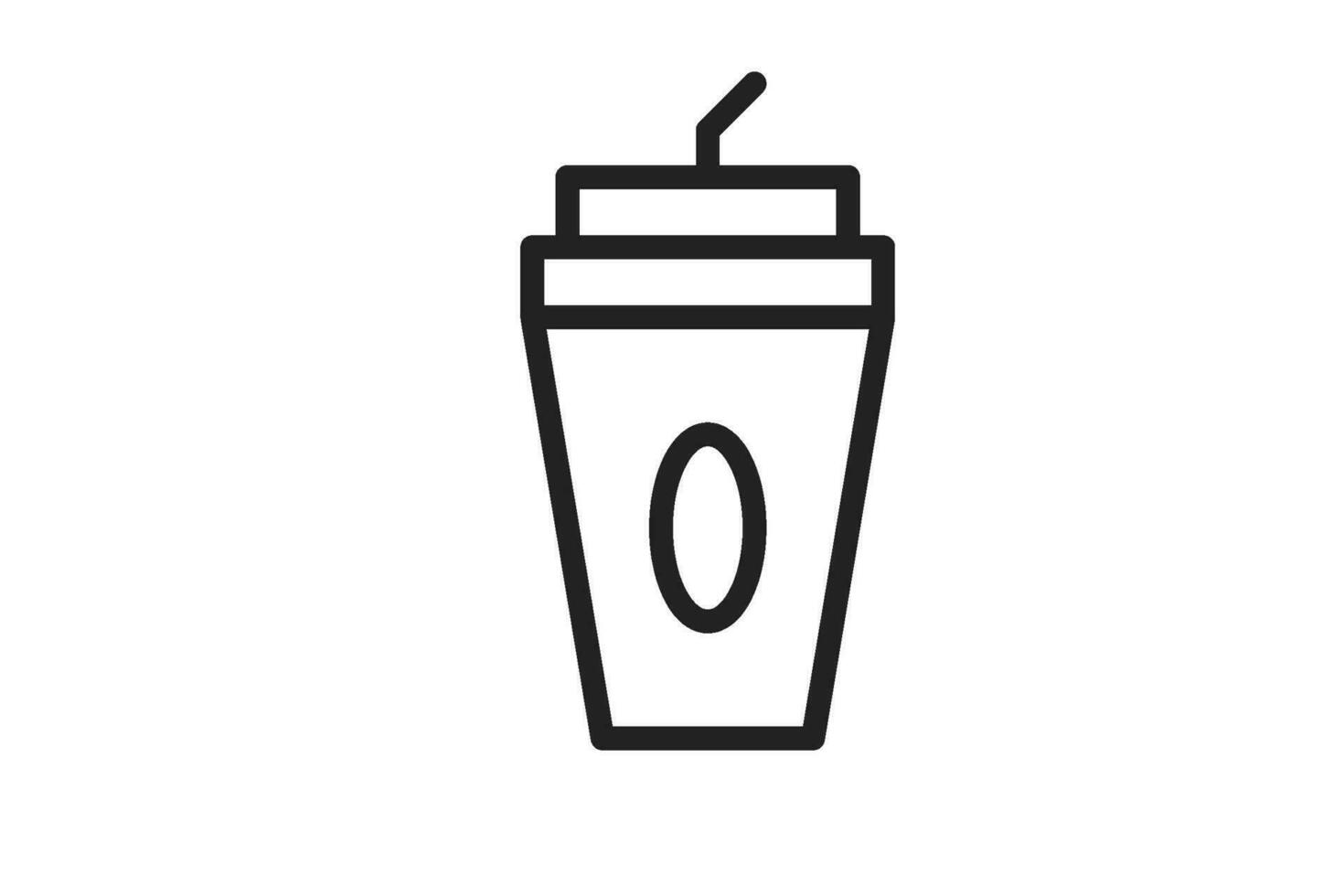 food service outline icon vector