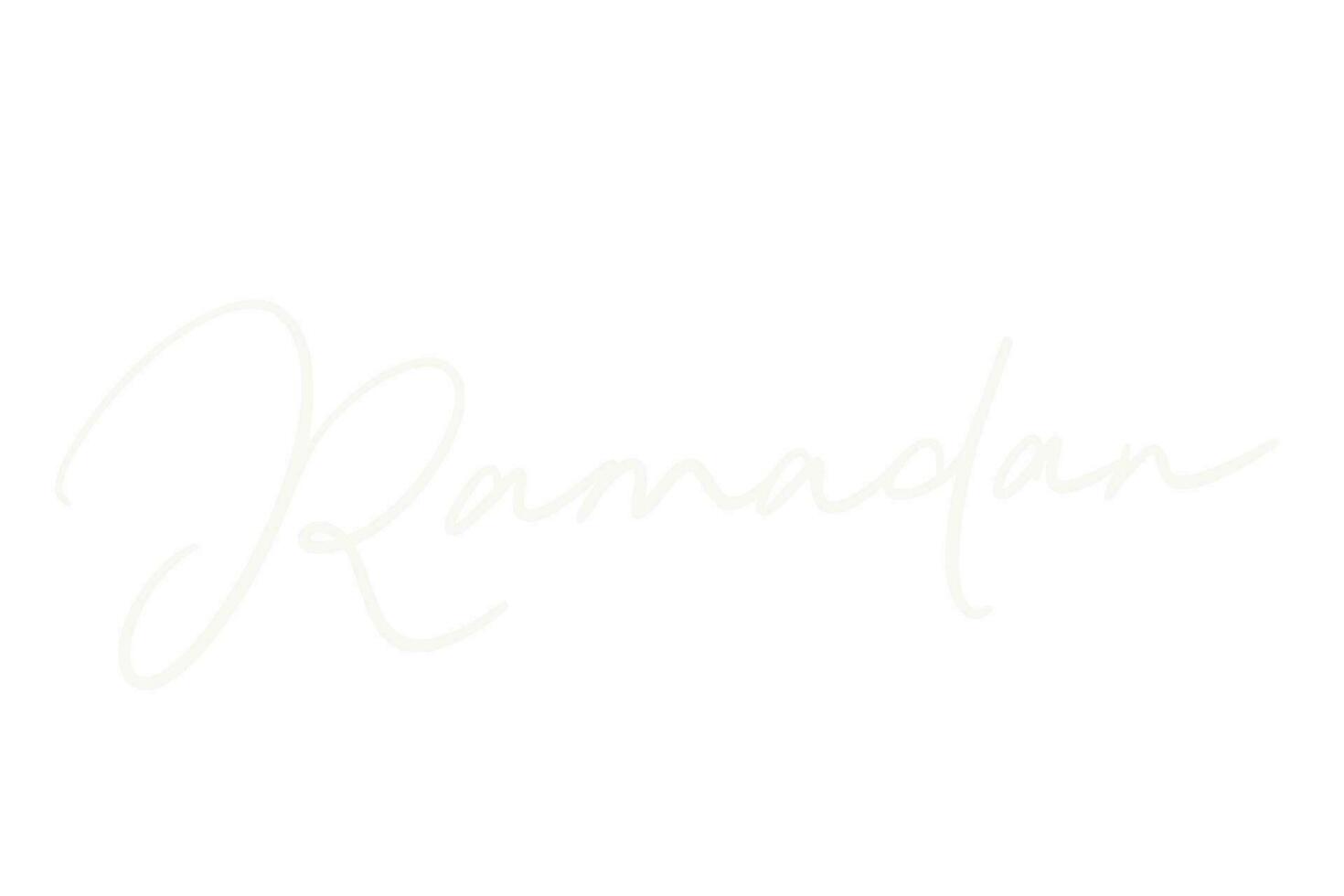 ramadhan lettering signature art illustration vector