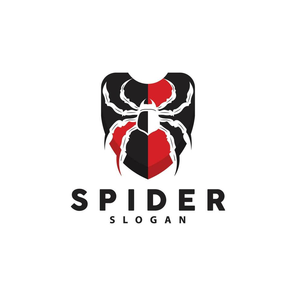 Spider Logo, Insect Animal Vector, Premium Vintage Design, Icon Template Symbol vector