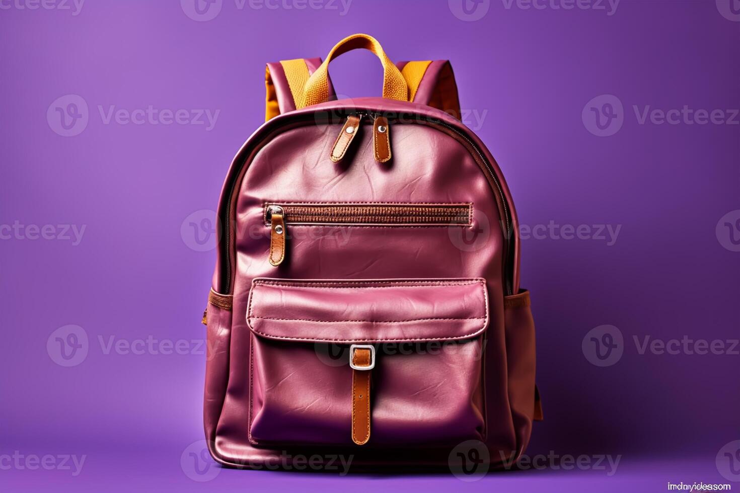 School Backpack, School Back with stationery, back to school concept, photo