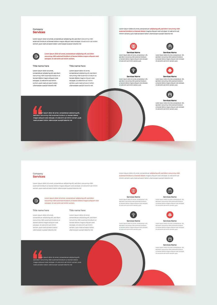 Company profile business brochure template design, yellow color shape minimal professional company profile template, multipage, annual, report vector