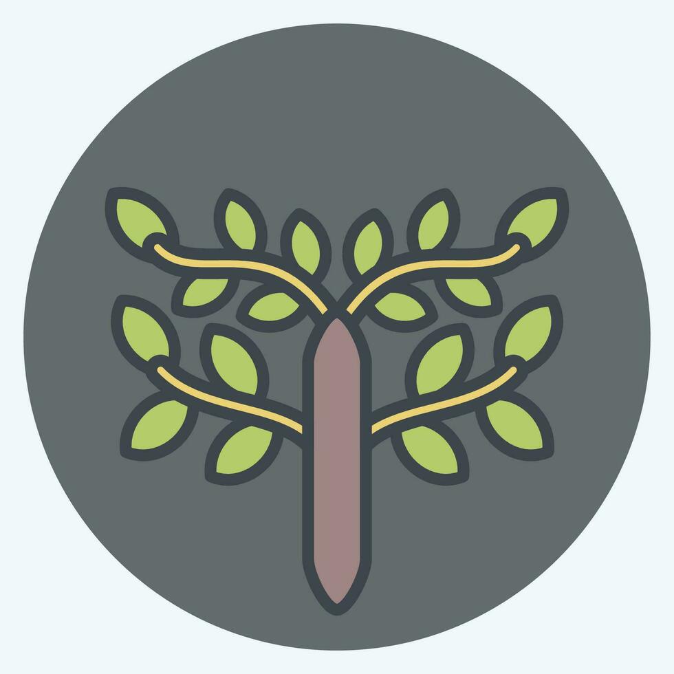 Icon Celtic. related to Celtic symbol. color mate style. simple design editable. simple illustration vector