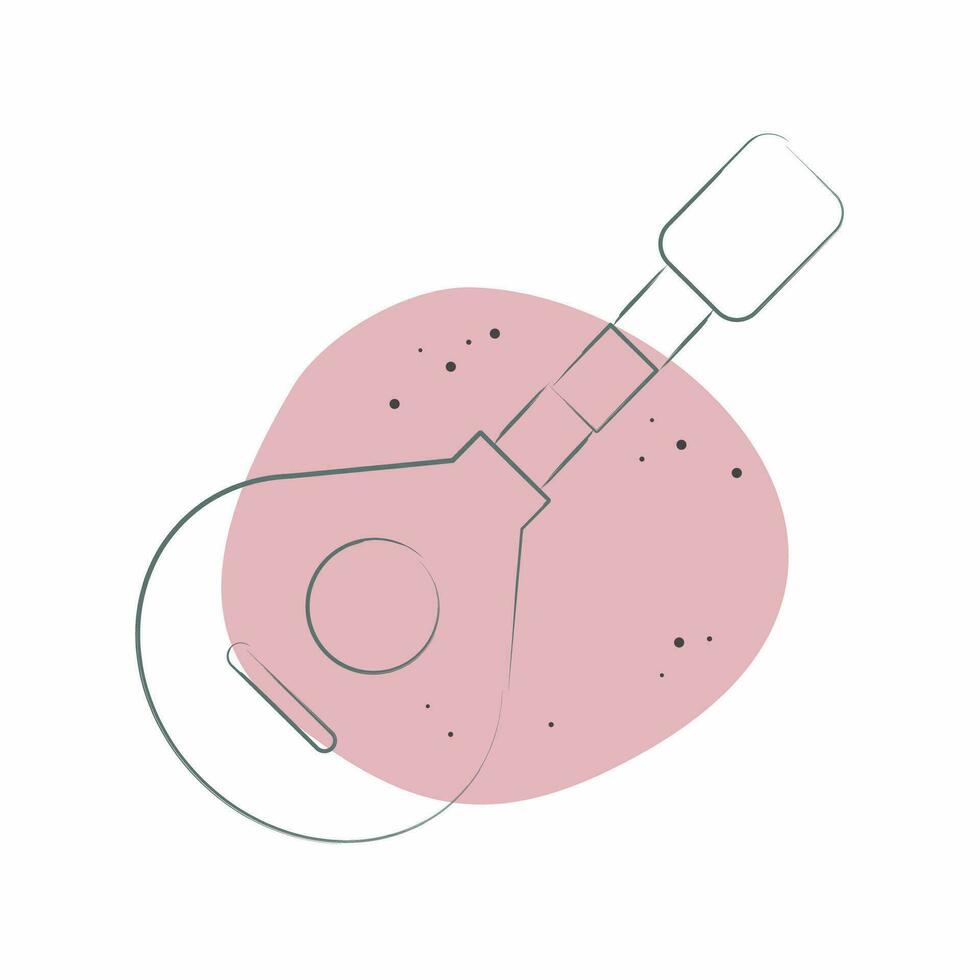 Icon Bouzouki. related to Celtic symbol. Color Spot Style. simple design editable. simple illustration vector
