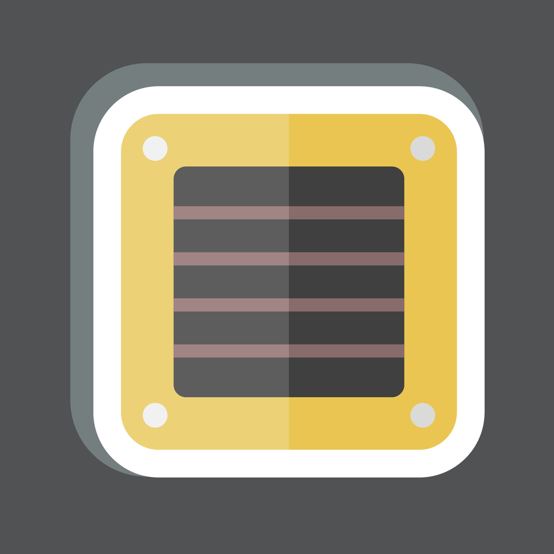 Sticker Window Fan. related to Air Conditioning symbol. simple design editable. simple