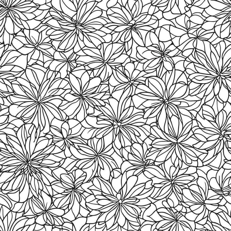 Floral seamless pattern. Diagonal flower lines pattern background. Flat abstract flower lines pattern. Straight stripes texture background. Line pattern Vector illustration background.