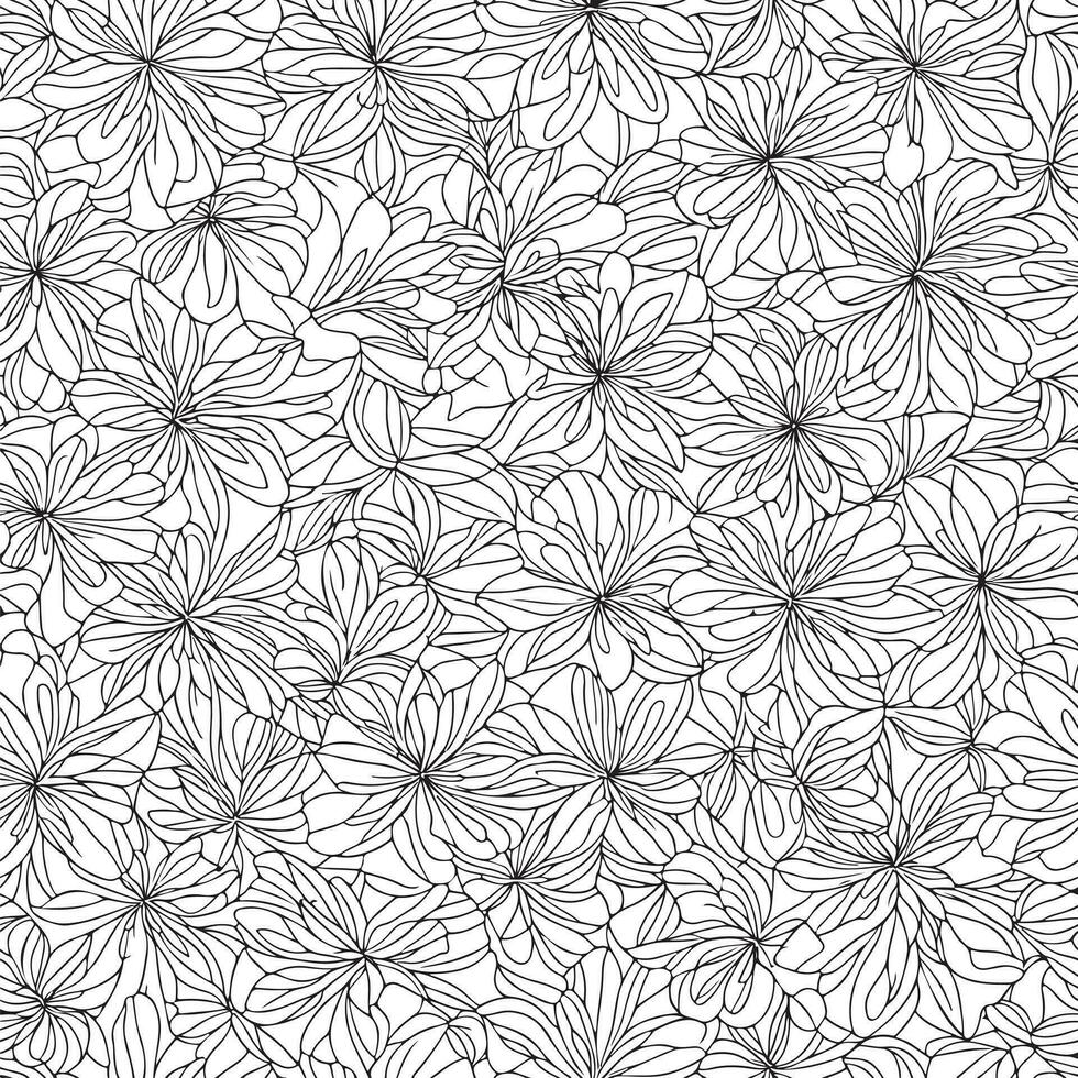 floral sin costura modelo. diagonal flor líneas modelo antecedentes. plano resumen flor líneas modelo. Derecho rayas textura antecedentes. línea modelo vector ilustración antecedentes.