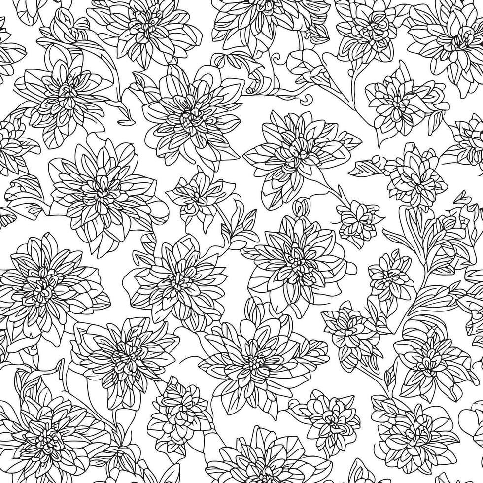 Floral seamless pattern. Diagonal flower lines pattern background. Flat abstract flower lines pattern. Straight stripes texture background. Line pattern Vector illustration background.