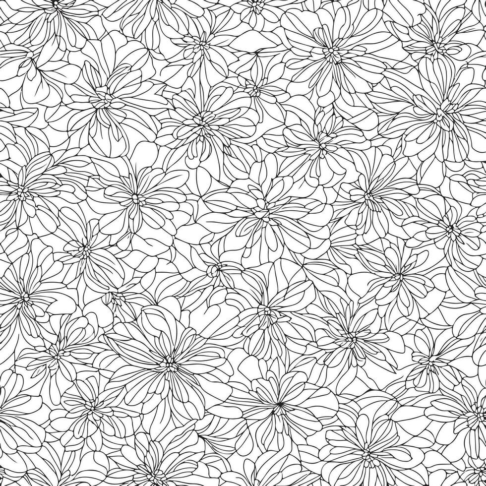 floral sin costura modelo. diagonal flor líneas modelo antecedentes. plano resumen flor líneas modelo. Derecho rayas textura antecedentes. línea modelo vector ilustración antecedentes.