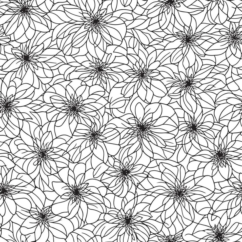Floral seamless pattern. Diagonal flower lines pattern background. Flat abstract flower lines pattern. Straight stripes texture background. Line pattern Vector illustration background.