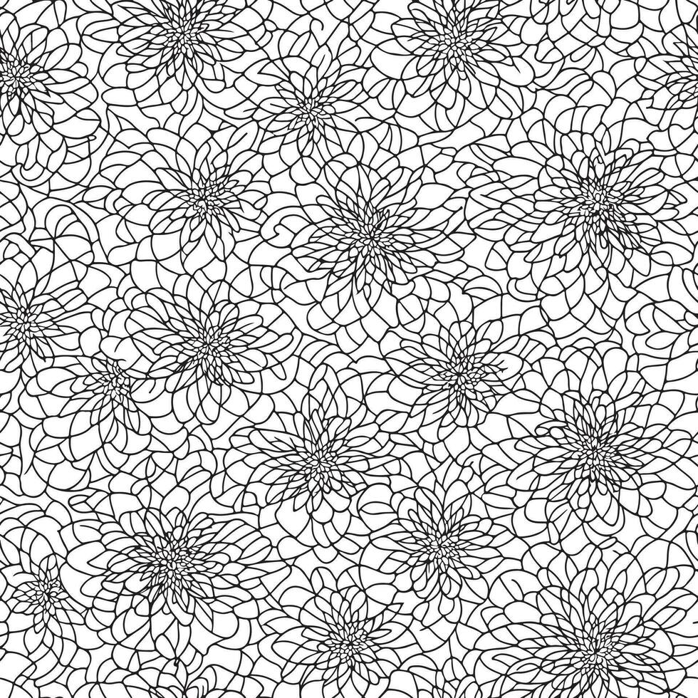 Floral seamless pattern. Diagonal flower lines pattern background. Flat abstract flower lines pattern. Straight stripes texture background. Line pattern Vector illustration background.