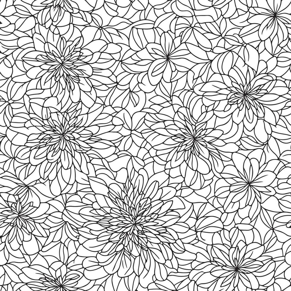 floral sin costura modelo. diagonal flor líneas modelo antecedentes. plano resumen flor líneas modelo. Derecho rayas textura antecedentes. línea modelo vector ilustración antecedentes.