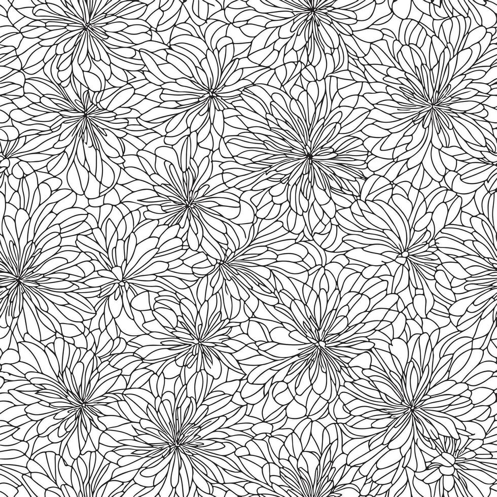 Floral seamless pattern. Diagonal flower lines pattern background. Flat abstract flower lines pattern. Straight stripes texture background. Line pattern Vector illustration background.