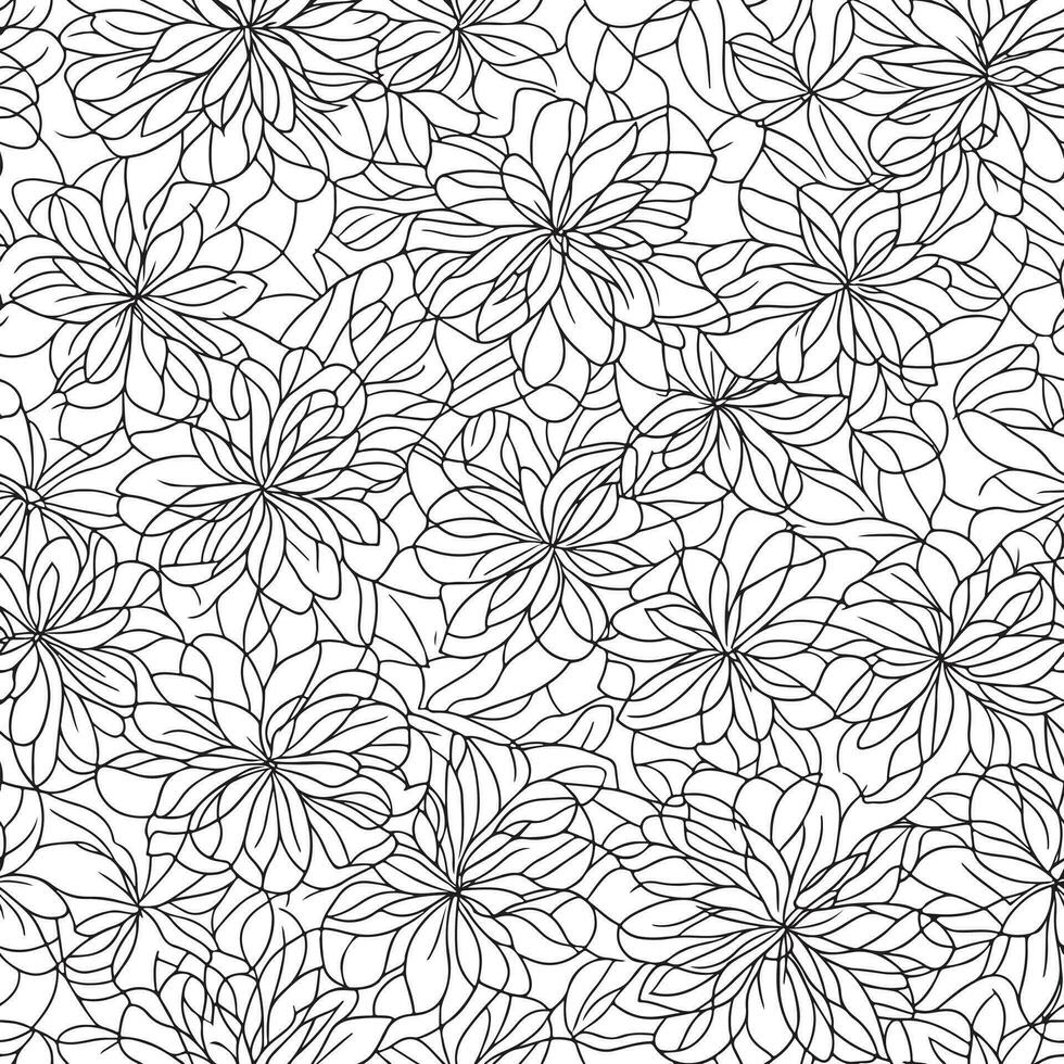 Floral seamless pattern. Diagonal flower lines pattern background. Flat abstract flower lines pattern. Straight stripes texture background. Line pattern Vector illustration background.