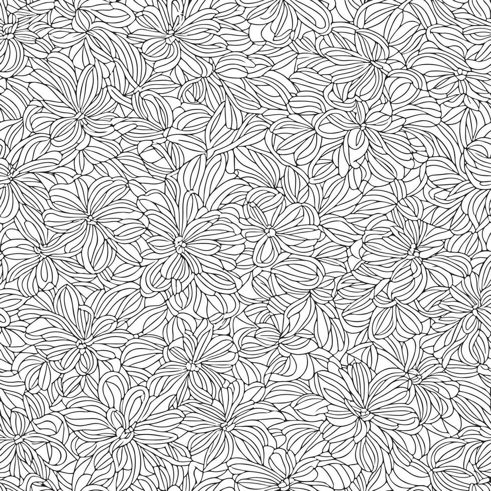 Floral seamless pattern. Diagonal flower lines pattern background. Flat abstract flower lines pattern. Straight stripes texture background. Line pattern Vector illustration background.