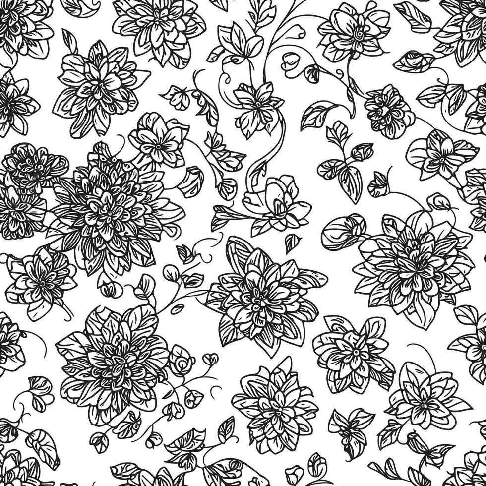 Floral seamless pattern. Diagonal flower lines pattern background. Flat abstract flower lines pattern. Straight stripes texture background. Line pattern Vector illustration background.