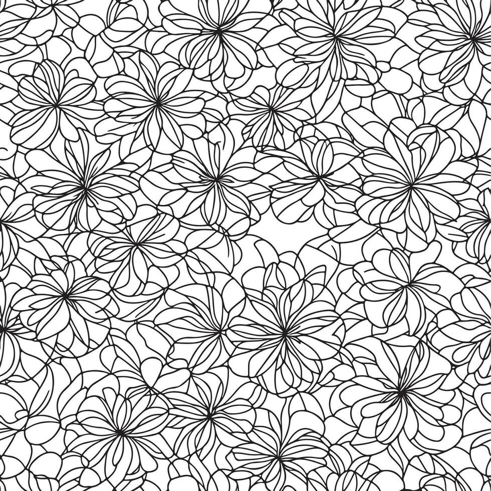 Floral seamless pattern. Diagonal flower lines pattern background. Flat abstract flower lines pattern. Straight stripes texture background. Line pattern Vector illustration background.