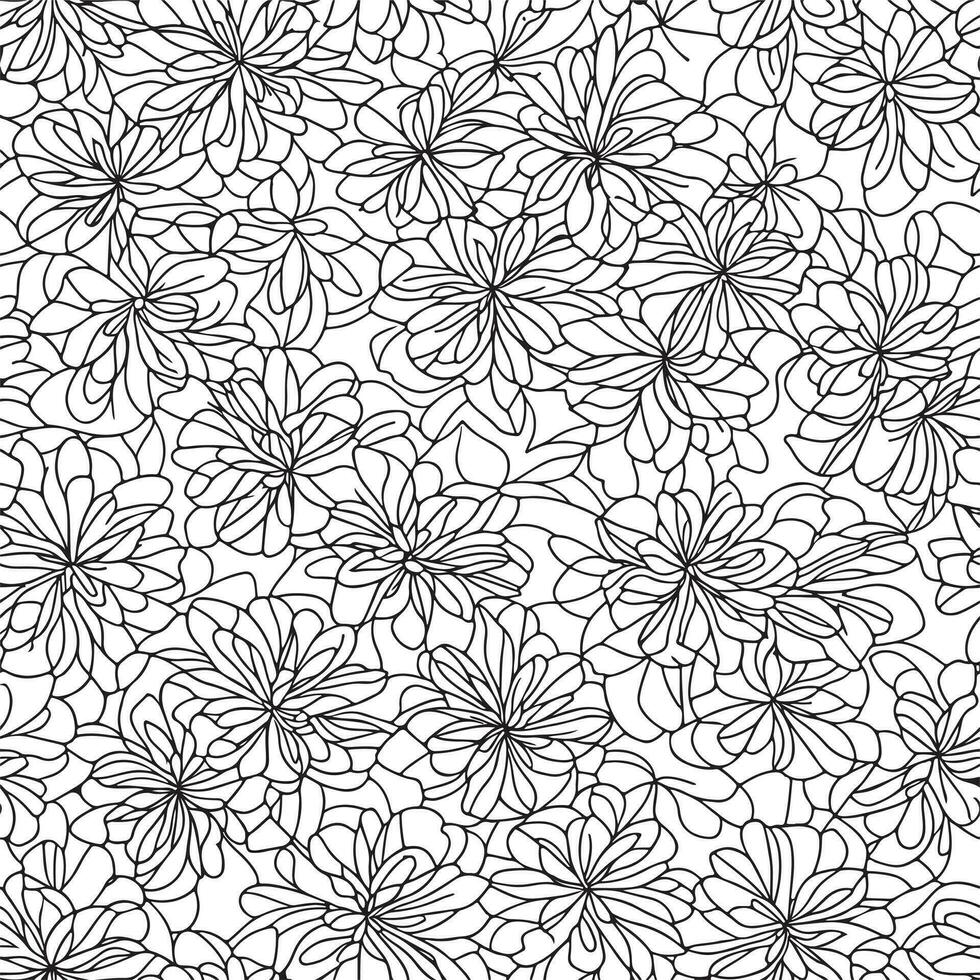 Floral seamless pattern. Diagonal flower lines pattern background. Flat abstract flower lines pattern. Straight stripes texture background. Line pattern Vector illustration background.