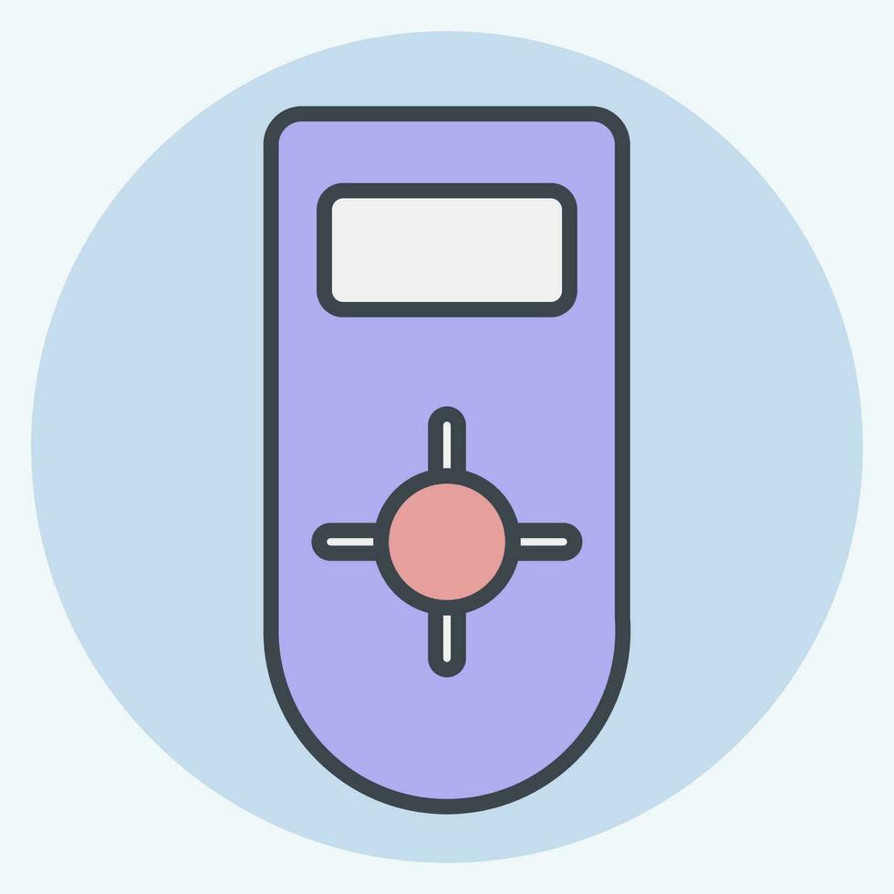 Icon Remote control 2. related to Air Conditioning symbol. color mate style. simple design editable. simple illustration vector