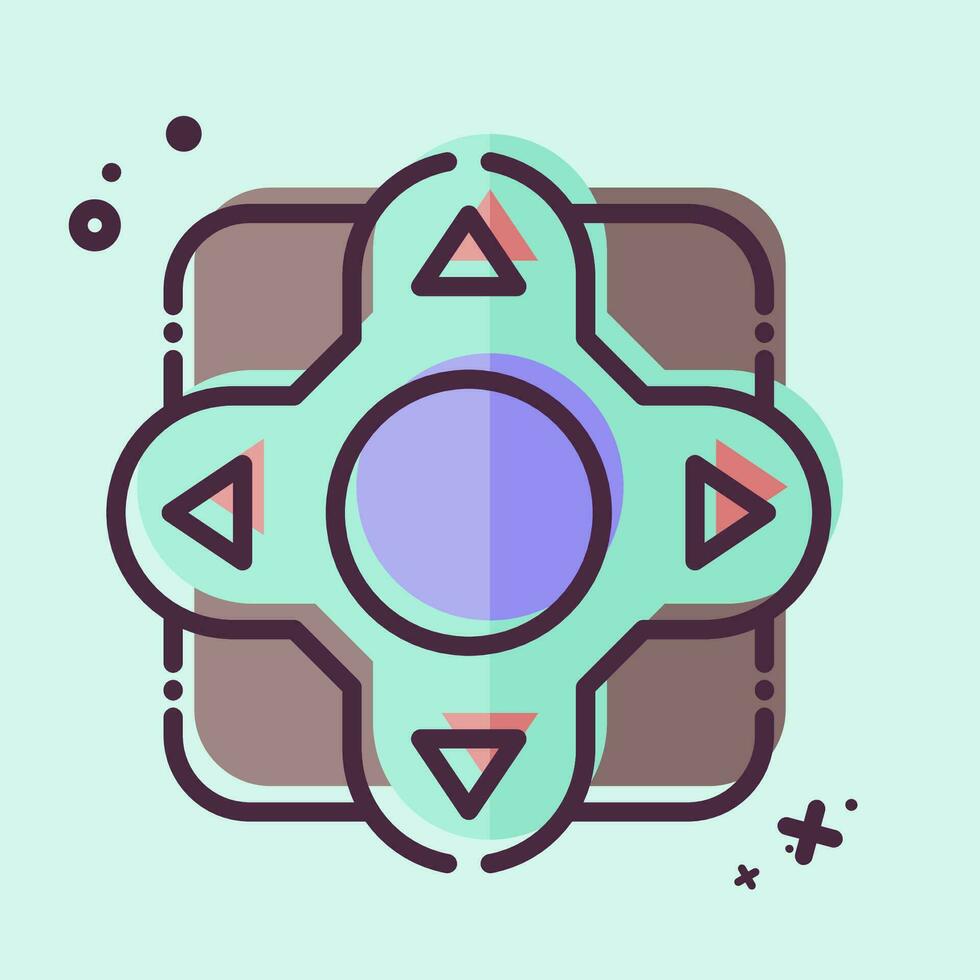 Icon Remote Control. related to Air Conditioning symbol. MBE style. simple design editable. simple illustration vector