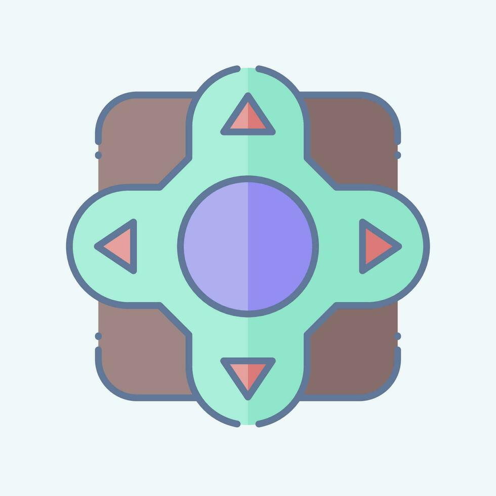 Icon Remote Control. related to Air Conditioning symbol. doodle style. simple design editable. simple illustration vector
