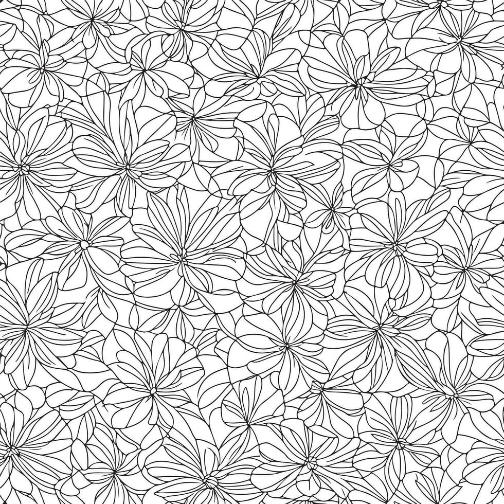 floral sin costura modelo. diagonal flor líneas modelo antecedentes. plano resumen flor líneas modelo. Derecho rayas textura antecedentes. línea modelo vector ilustración antecedentes.