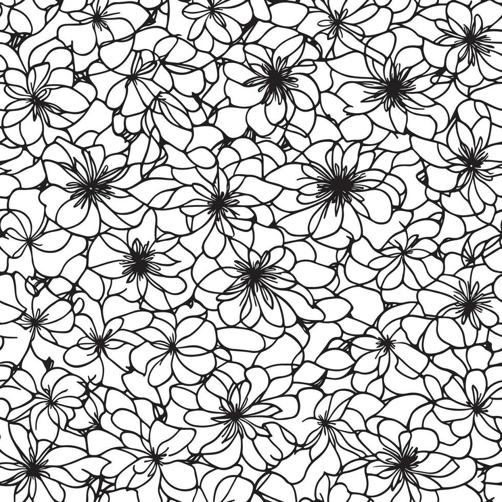 Floral seamless pattern. Diagonal flower lines pattern background. Flat abstract flower lines pattern. Straight stripes texture background. Line pattern Vector illustration background.