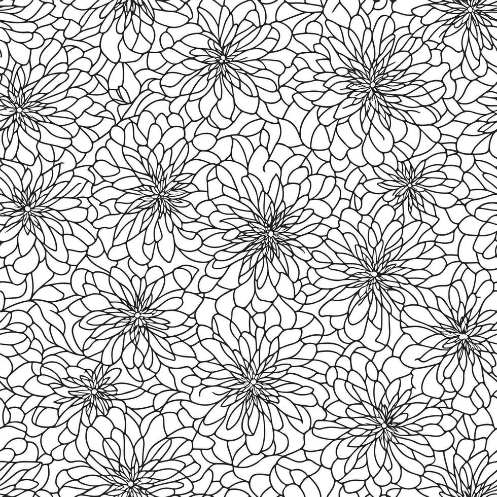 Floral seamless pattern. Diagonal flower lines pattern background. Flat abstract flower lines pattern. Straight stripes texture background. Line pattern Vector illustration background.
