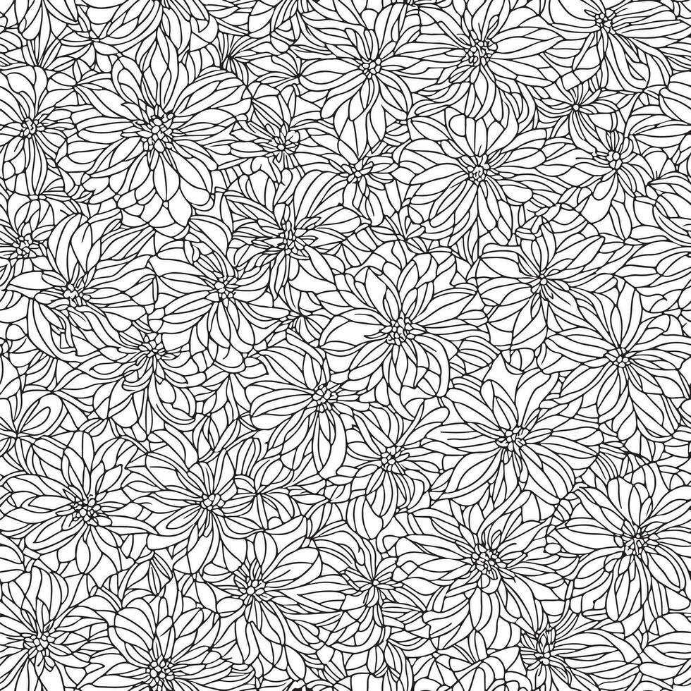 Floral seamless pattern. Diagonal flower lines pattern background. Flat abstract flower lines pattern. Straight stripes texture background. Line pattern Vector illustration background.