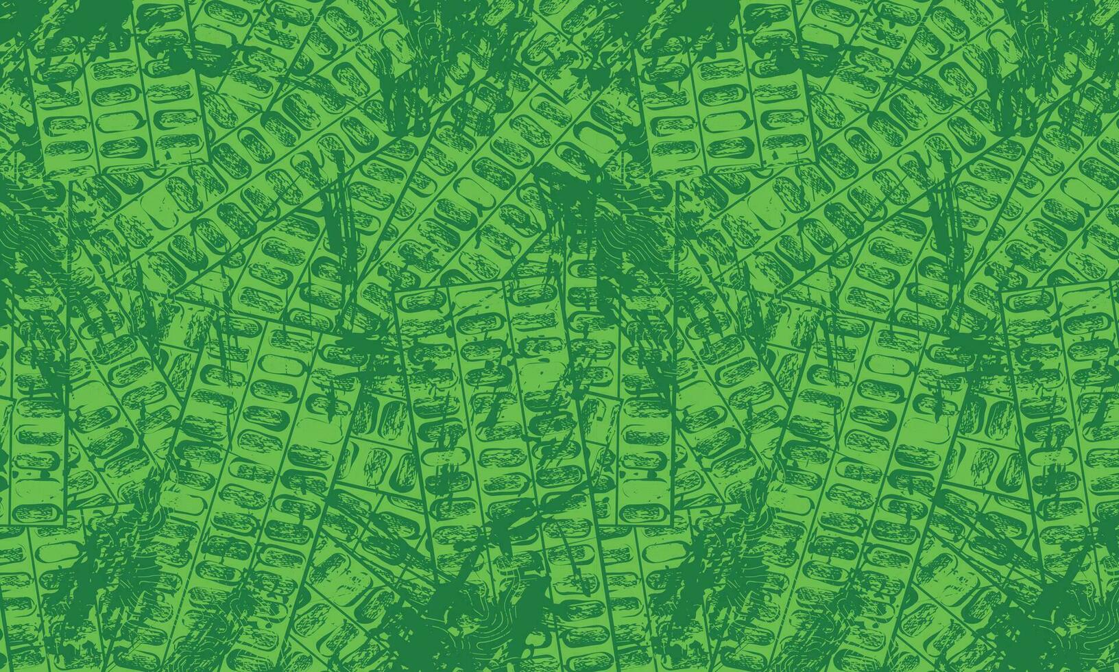 green abstract grunge pattern background design vector