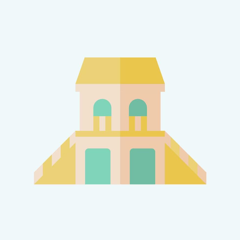 Icon Guest House. related to Accommodations symbol. flat style. simple design editable. simple illustration vector