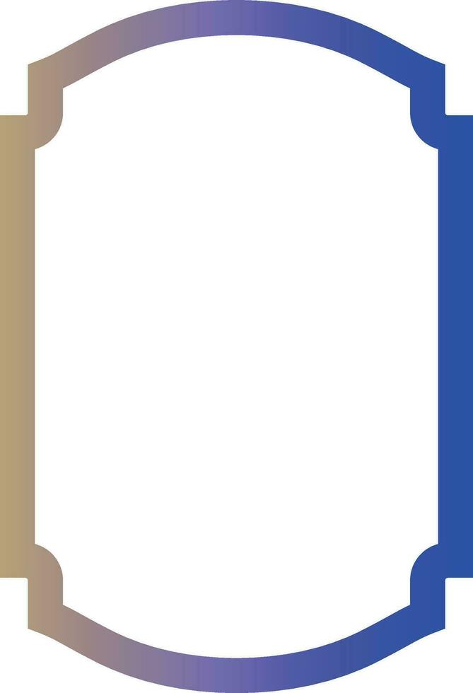 Frame with gradient for decoration. vector