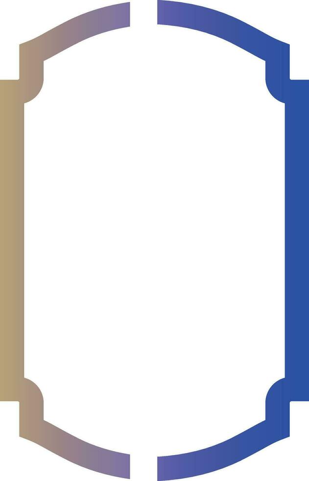 Frame with gradient for decoration. vector