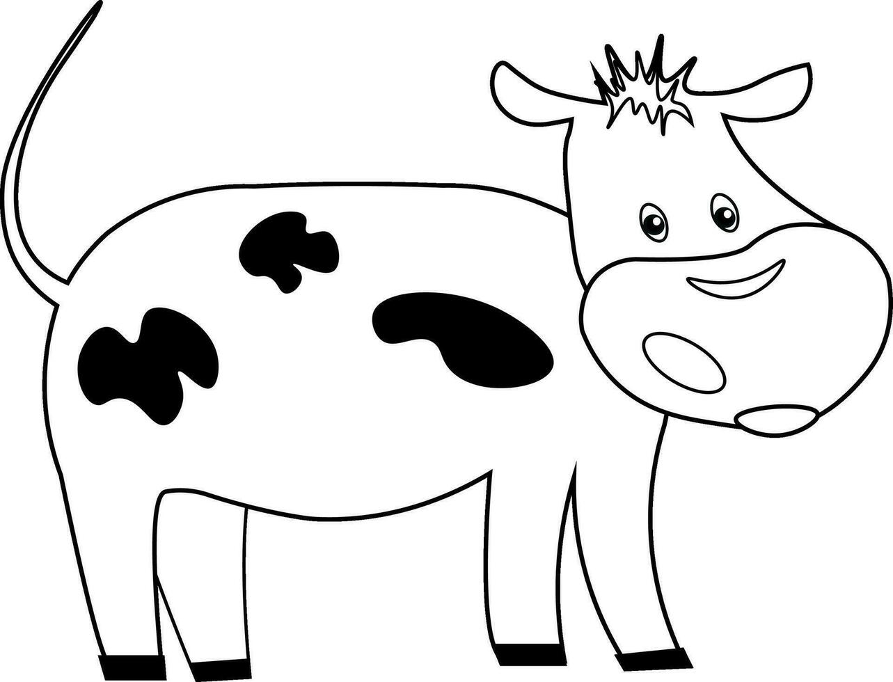 Bull is a pet. vector