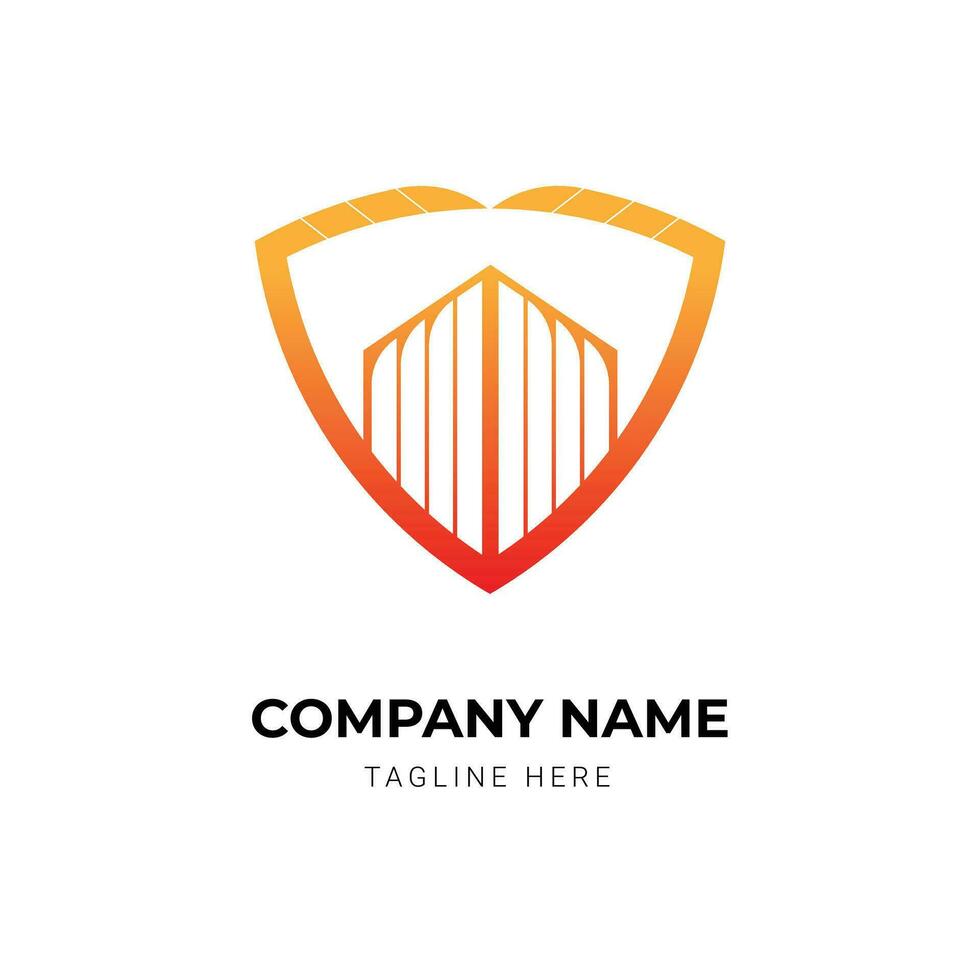 modern real estate logo design template vector