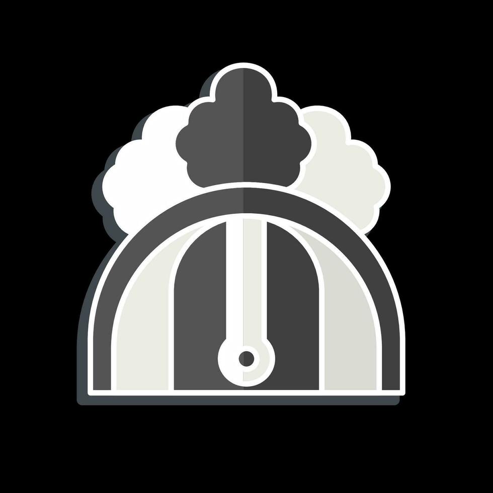 Icon Camping Ground Parking. related to Accommodations symbol. glossy style. simple design editable. simple illustration vector