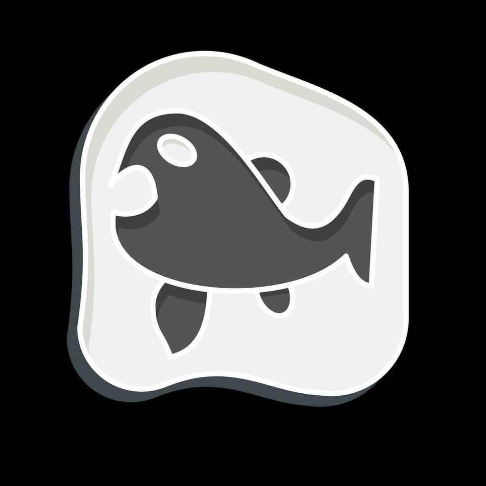 Icon Fossil. related to Prehistoric symbol. glossy style. simple design editable. simple illustration vector