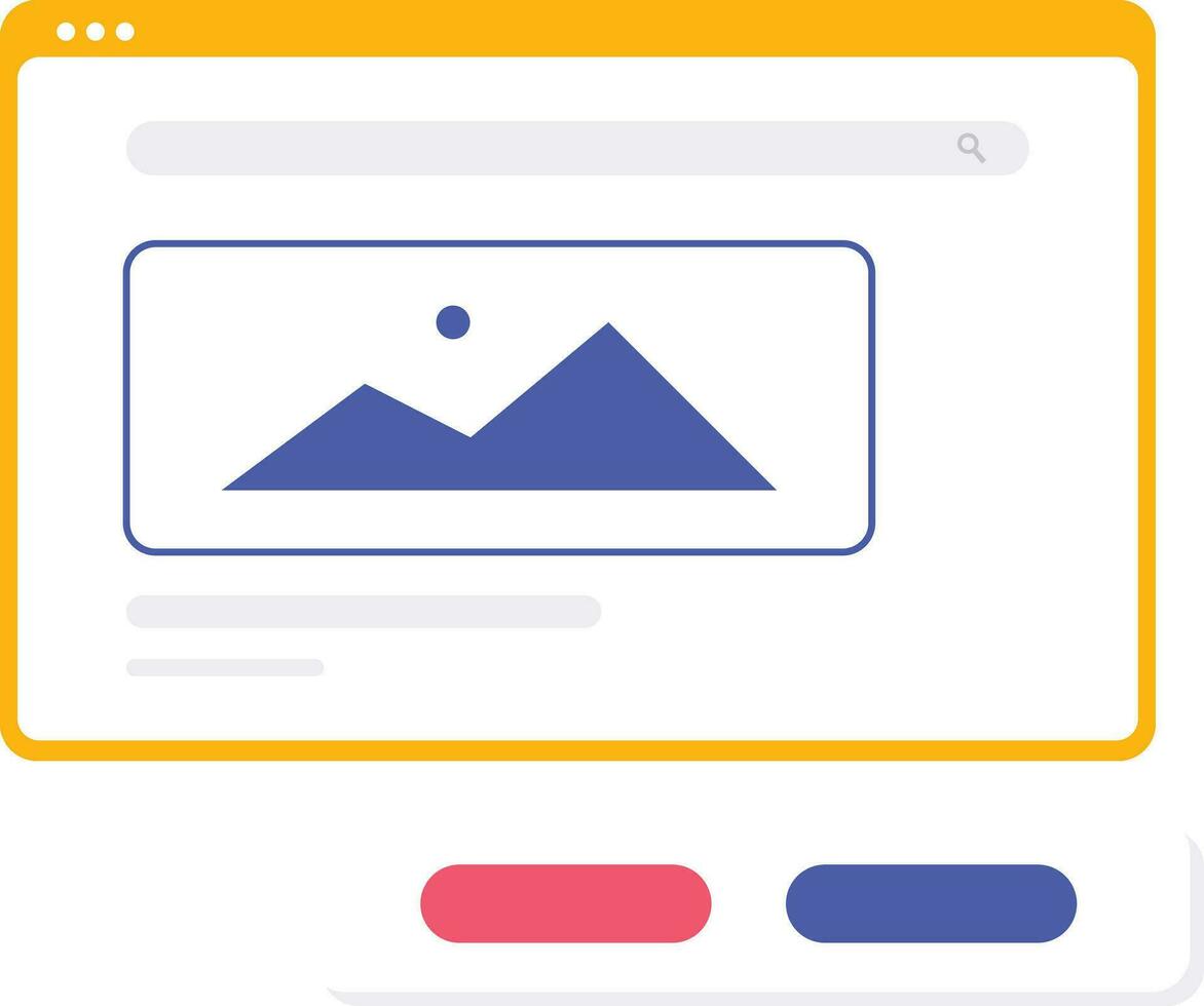 Website Design Illustration vector