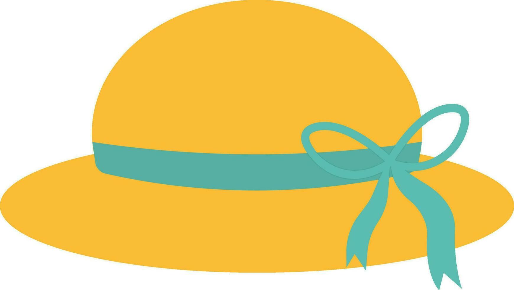 Beach Hat Illustration vector