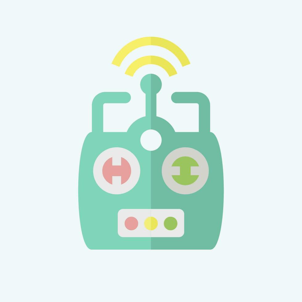 Icon Remote Control. related to Drone symbol. flat style. simple design editable. simple illustration vector