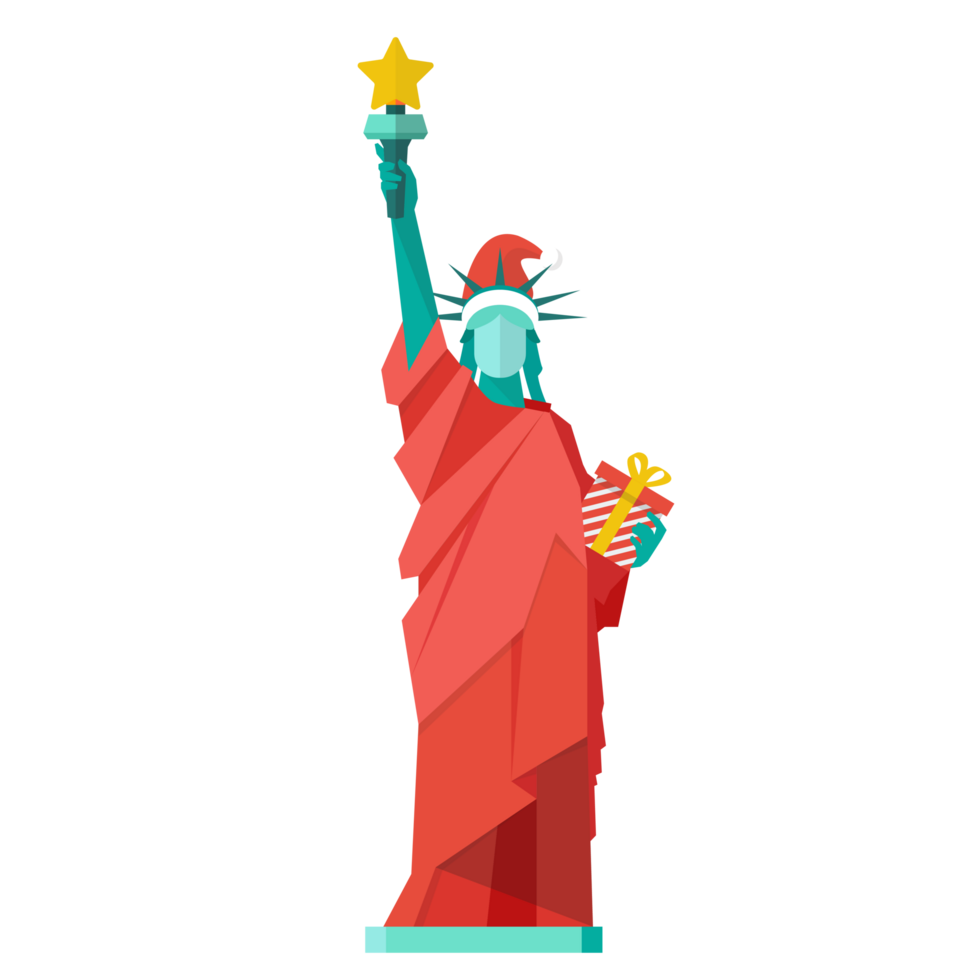 Santa Statue of liberty png