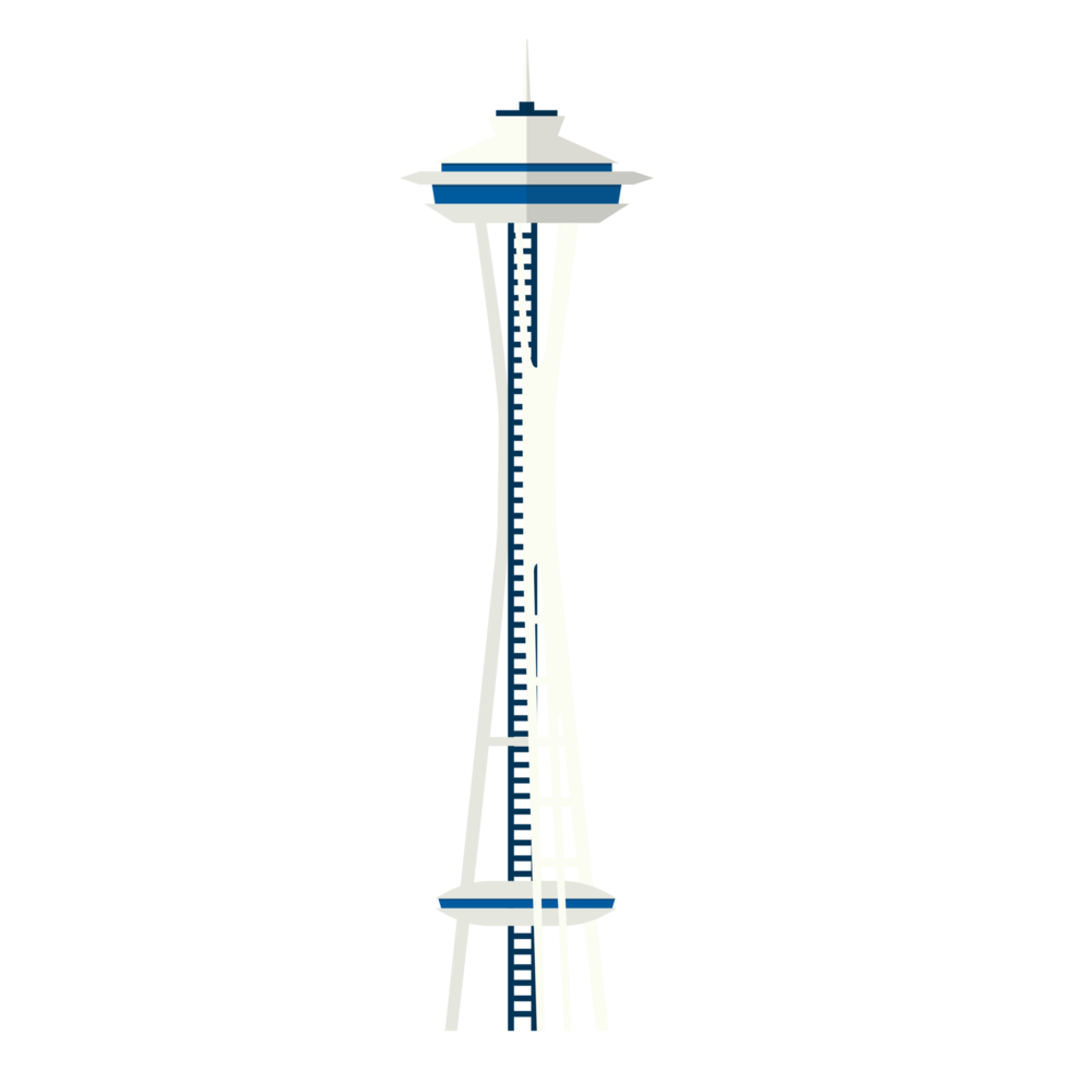 Space Needle. Observation tower in Seattle. png