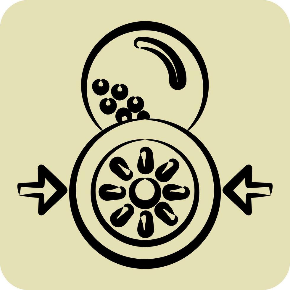 Icon Marker. related to Golf symbol. hand drawn style. simple design editable. simple illustration vector