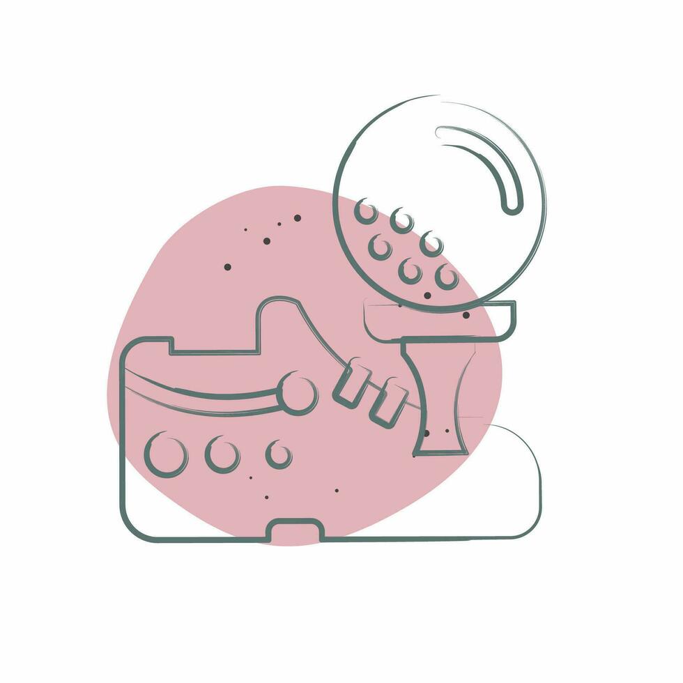 Icon Shoes. related to Golf symbol. Color Spot Style. simple design editable. simple illustration vector