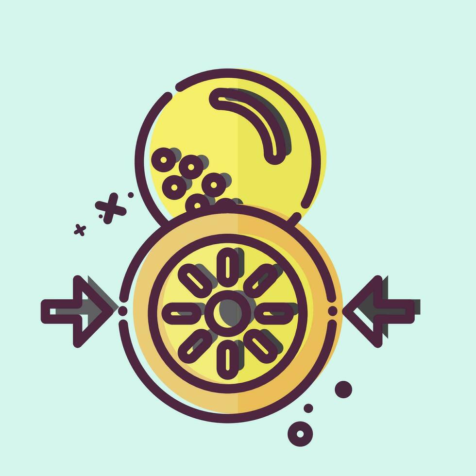 Icon Marker. related to Golf symbol. MBE style. simple design editable. simple illustration vector