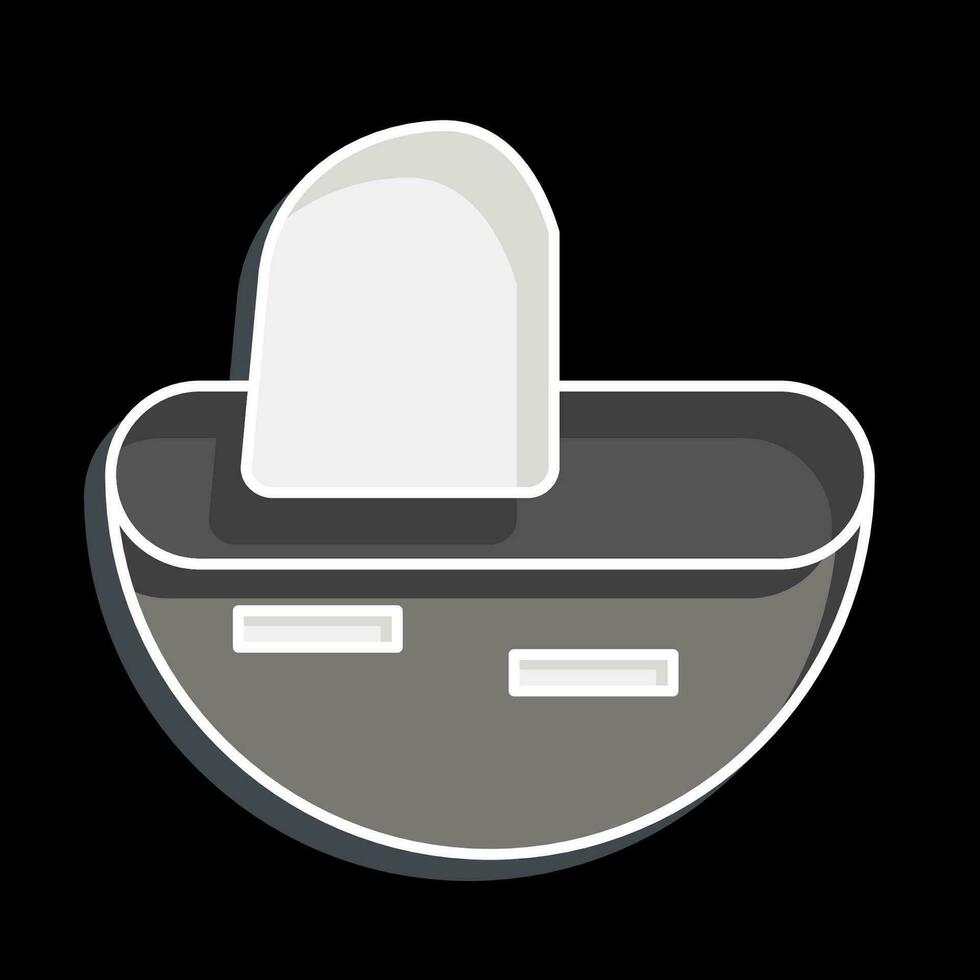 Icon Mill. related to Prehistoric symbol. glossy style. simple design editable. simple illustration vector